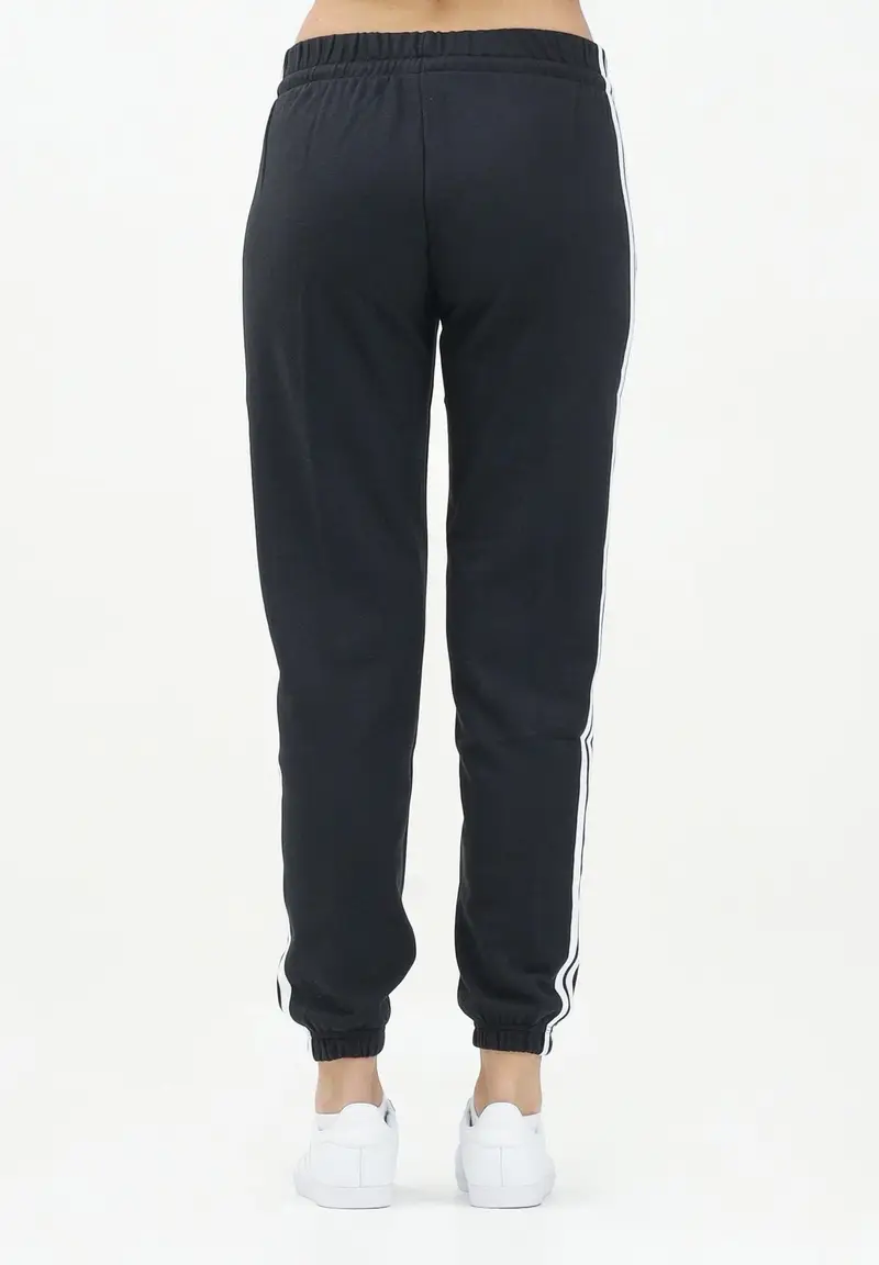 ADIDAS PERFORMANCE Pantalone sportivo Essentials 3-Stripes French Terry Cuffed nero da donna miniatura 2