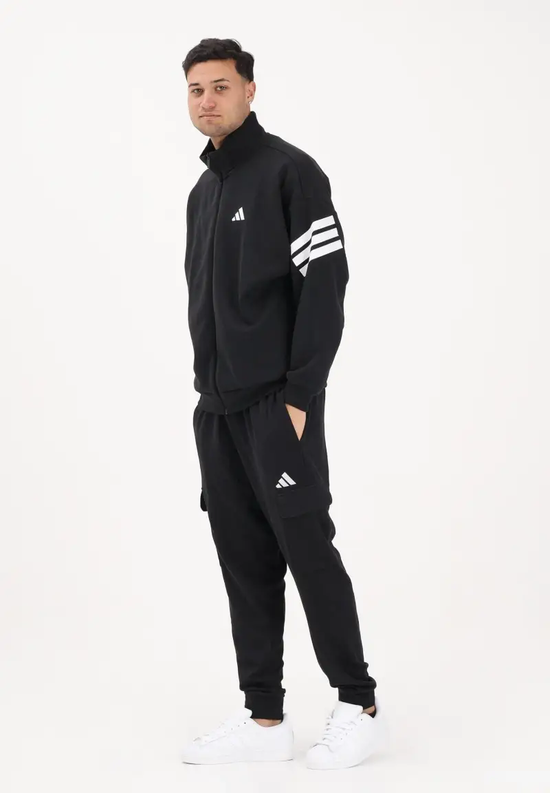 Pantalone sportivo FRENCH TERRY FEELCOZY ESSENTIALS nero da uomo miniatura 2