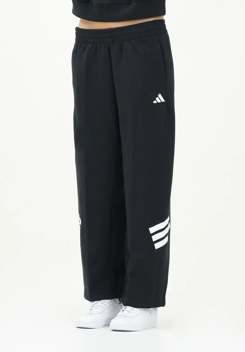 ADIDAS PERFORMANCE Pantalone sportivo Future Icons 3-Stripes Open-Hem nero da donna