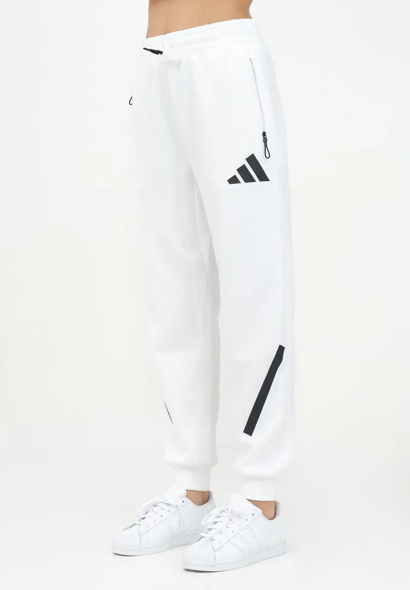 ADIDAS PERFORMANCE Pantalone sportivo Z.N.E. bianco da donna