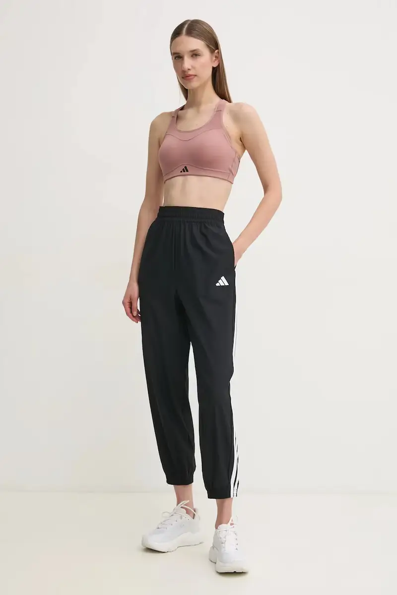 pantaloni da allenamento 3 Stripes colore nero con applicazione JI8313 miniatura 2