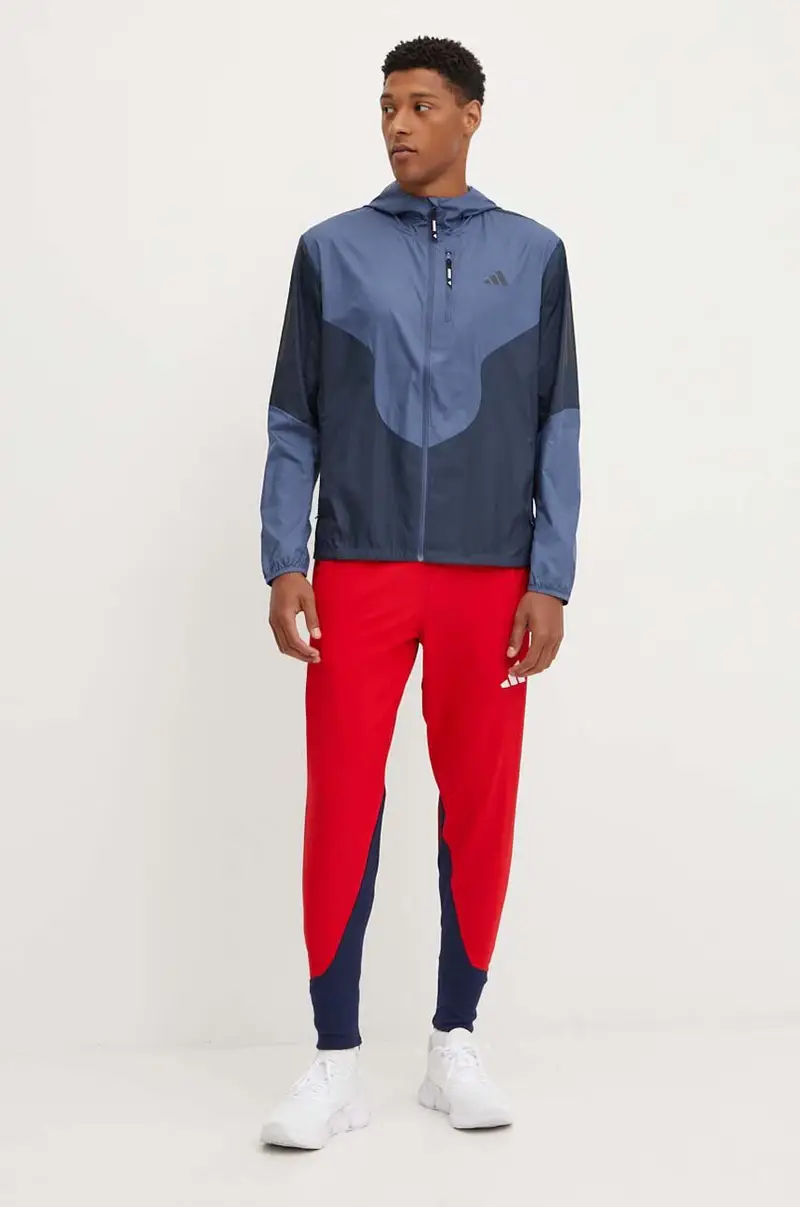 pantaloni da allenamento Olympic colore rosso JF6673 miniatura 2