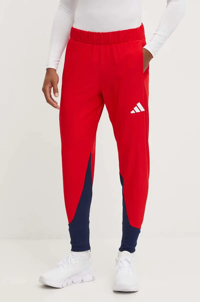 pantaloni da allenamento Olympic colore rosso JF6673