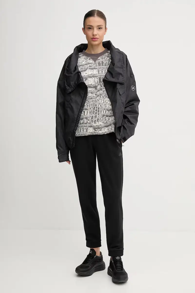 pantaloni da allenamento WORKOUT ESSENTIALS donna colore nero JW2697 miniatura 2