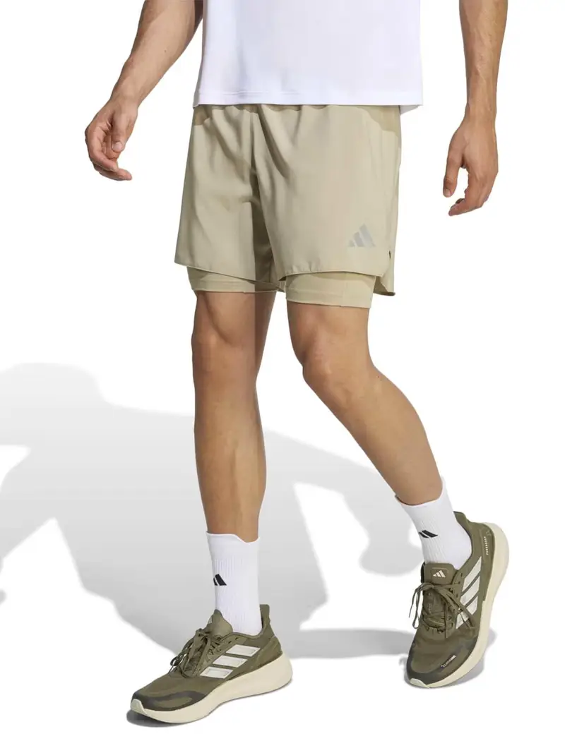 Pantaloni sportivi Adi365 Running Essentials grigio / cachi miniatura 2