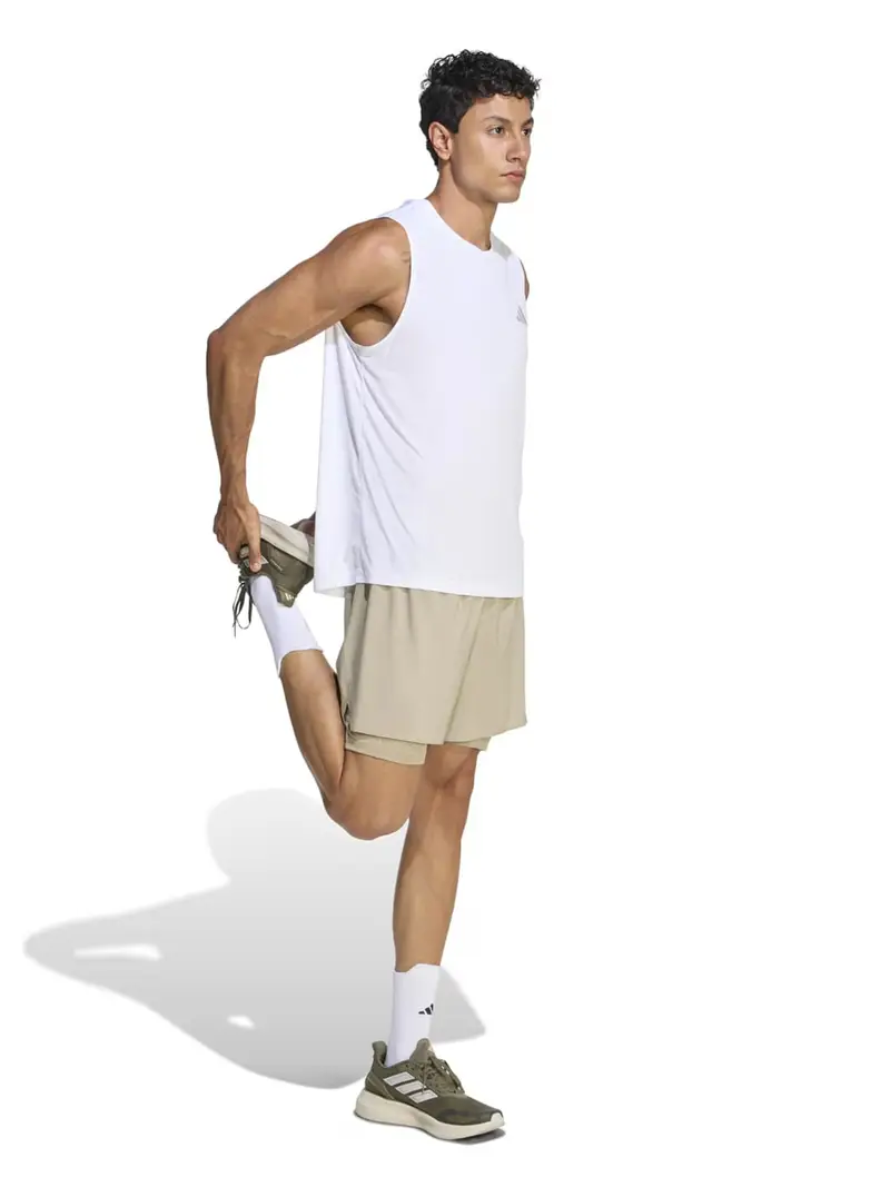 Pantaloni sportivi Adi365 Running Essentials grigio / cachi miniatura 3