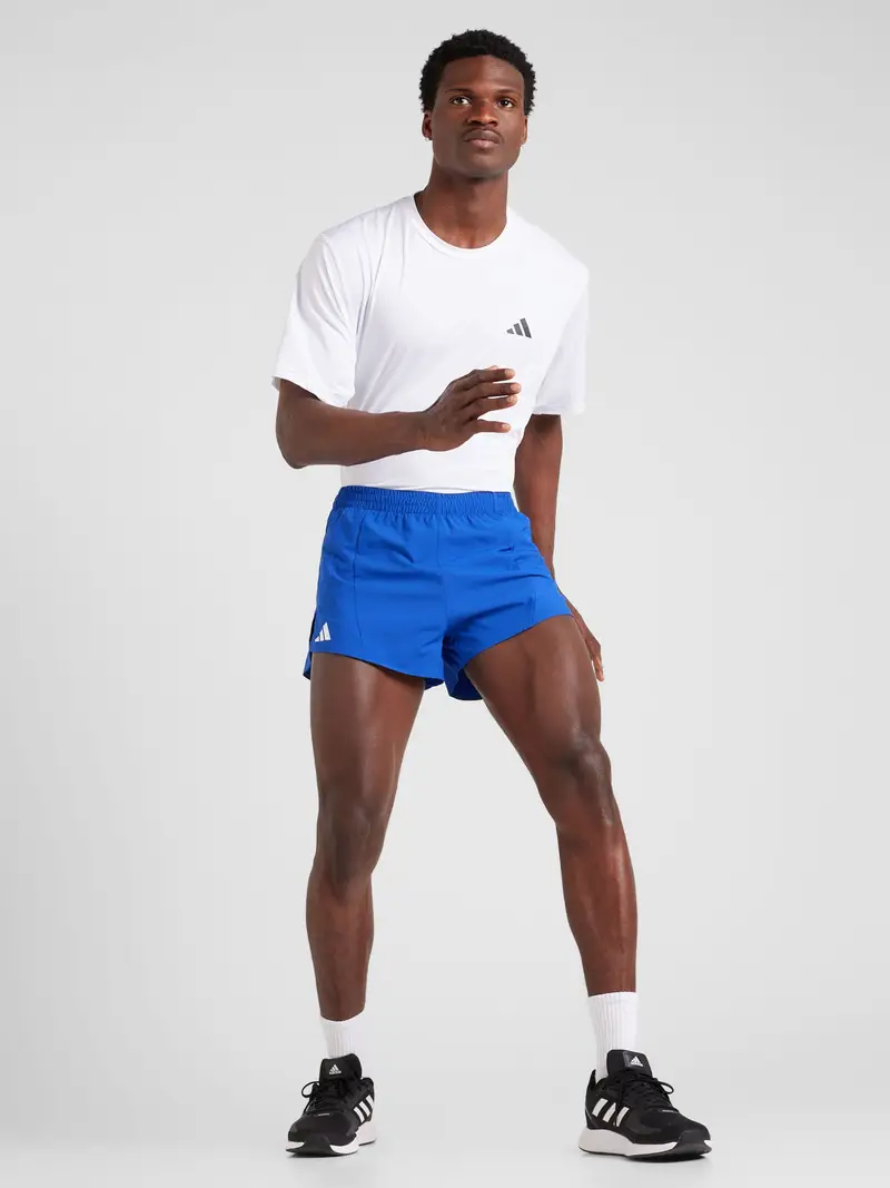 ADIDAS PERFORMANCE Pantaloni sportivi 'Adizero Essentials' blu / bianco miniatura 3