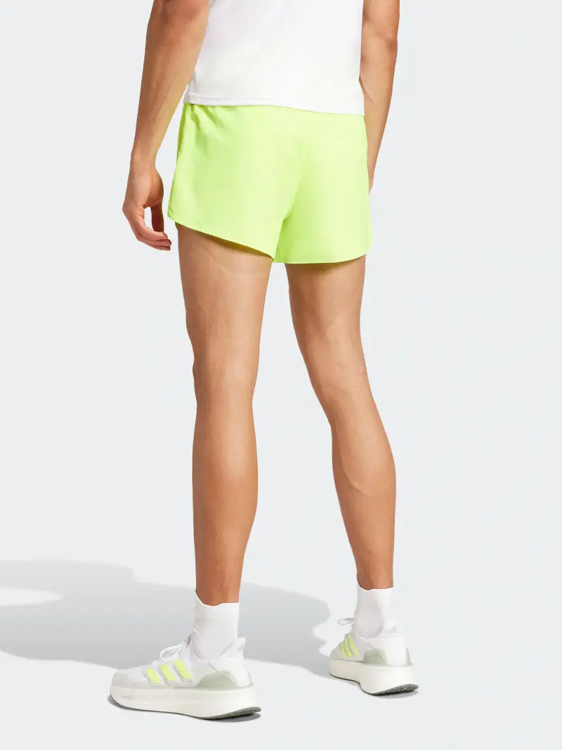 Pantaloni sportivi Adizero Essentials verde neon / nero miniatura 3