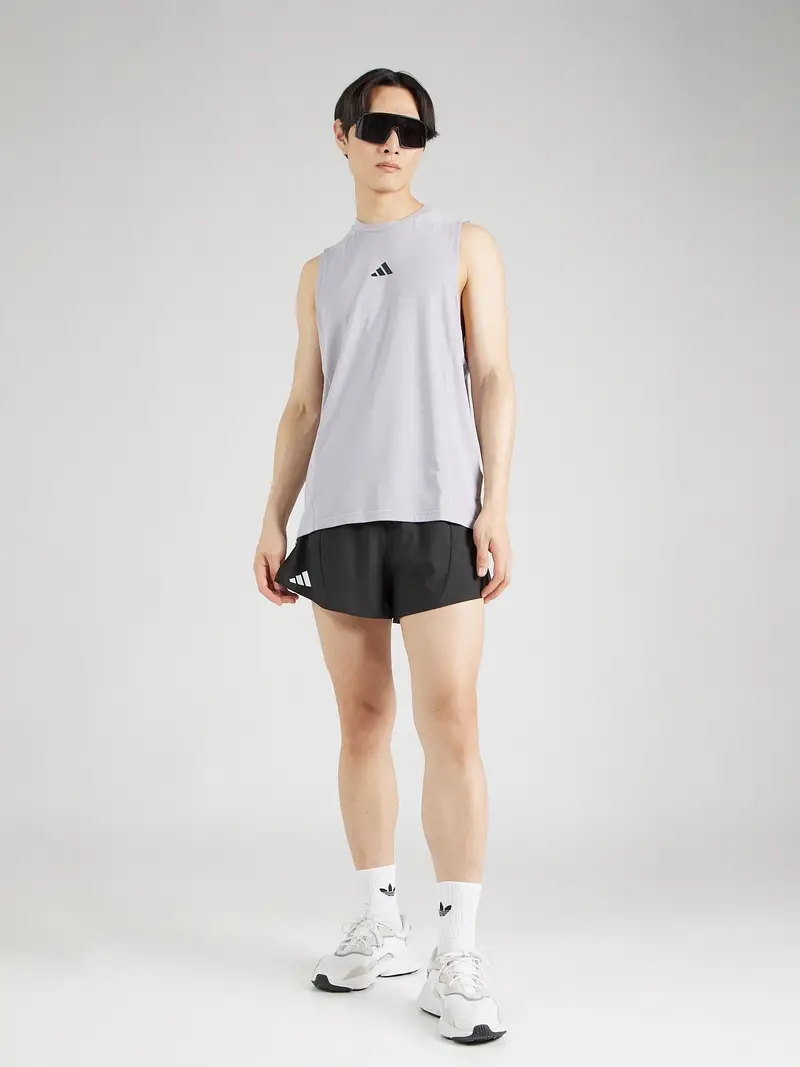 ADIDAS PERFORMANCE Pantaloni sportivi 'ADIZERO' nero / bianco miniatura 3