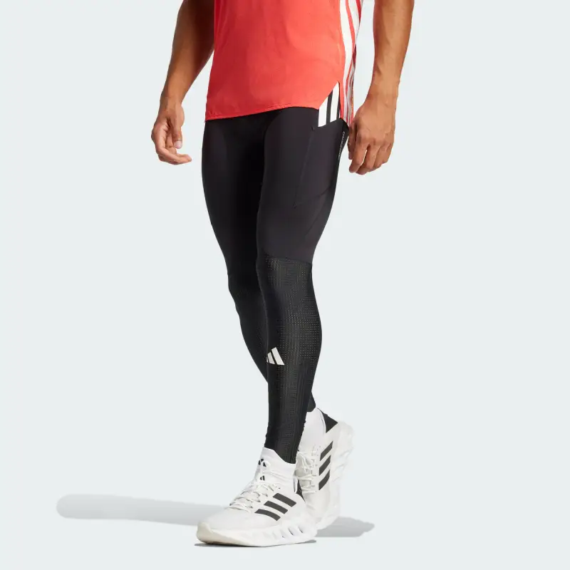Pantaloni sportivi 'Adizero' nero / bianco miniatura 2