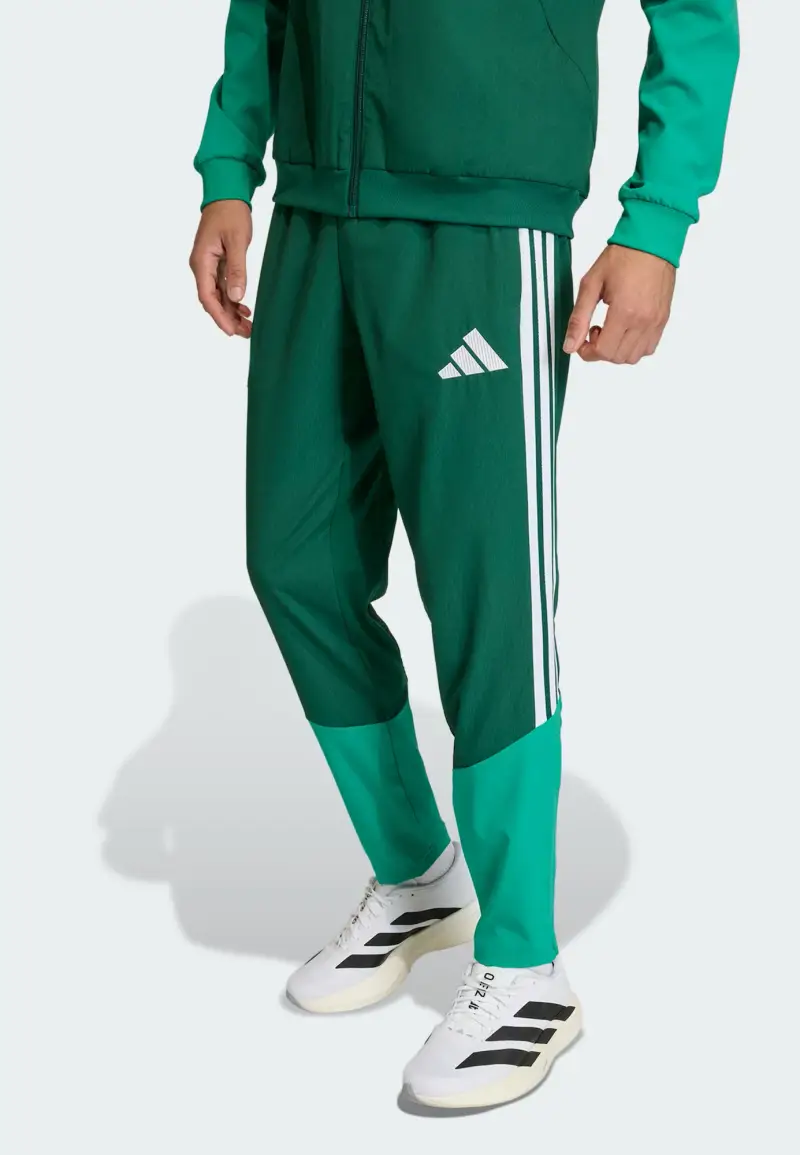 Pantaloni sportivi 'Algerien 26' smeraldo / verde scuro / bianco miniatura 2