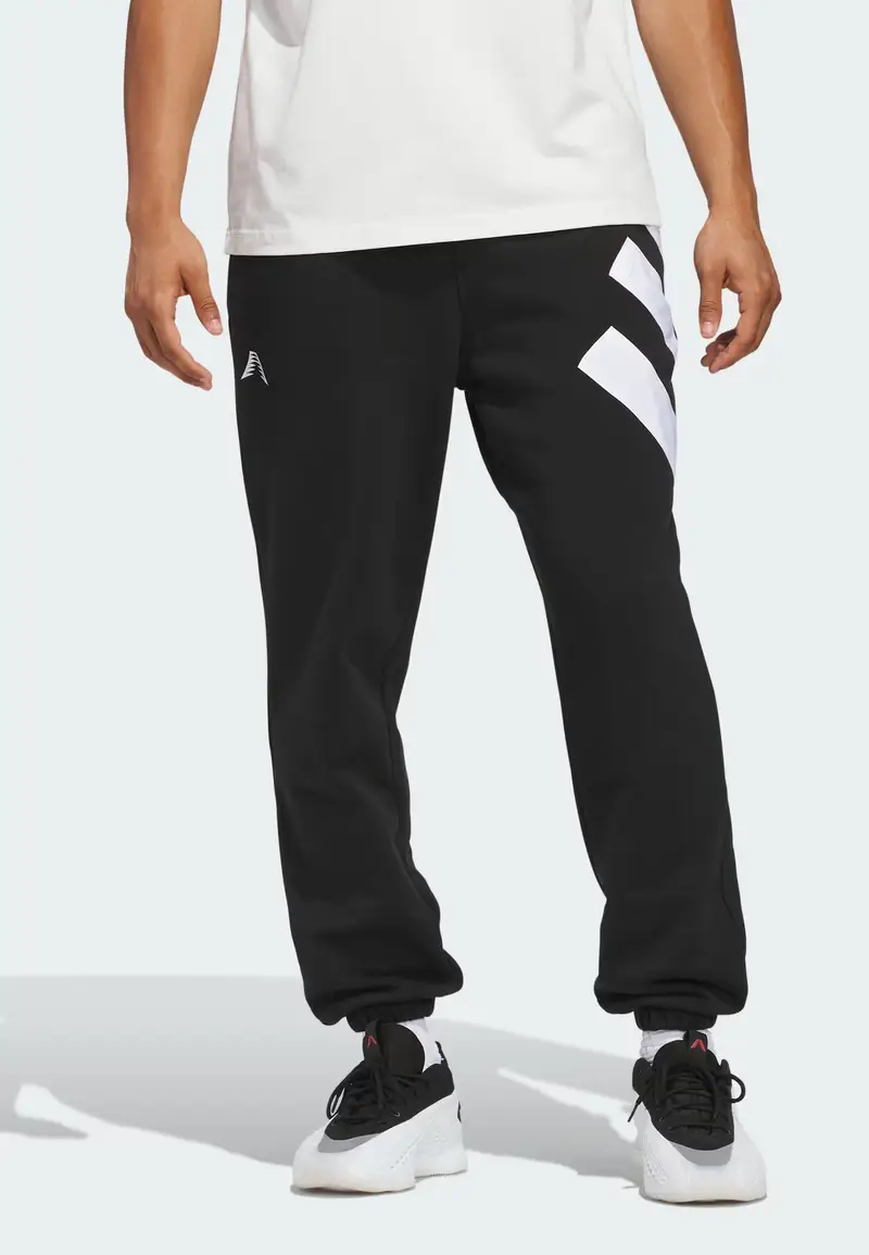 Pantaloni sportivi 'Anthony Edwards Foundation' nero / bianco miniatura 3