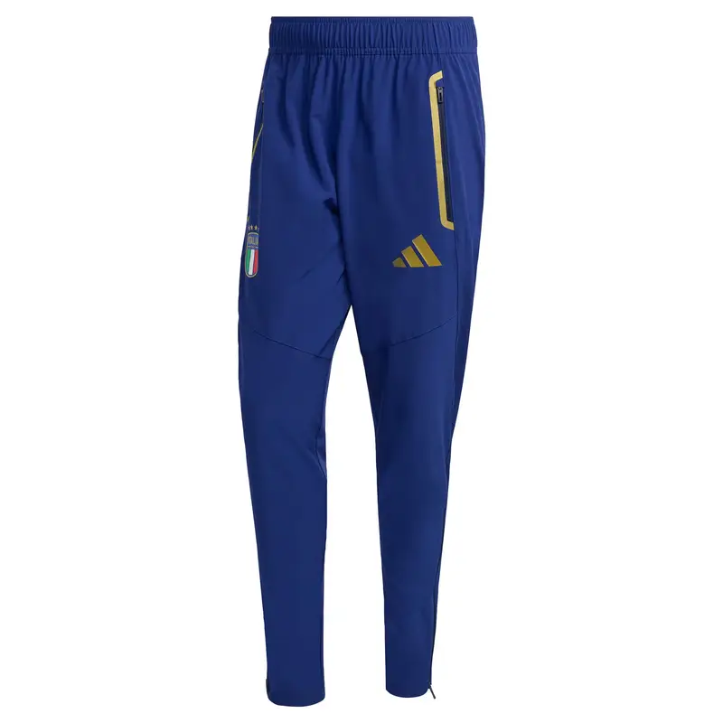 Pantaloni sportivi blu / giallo