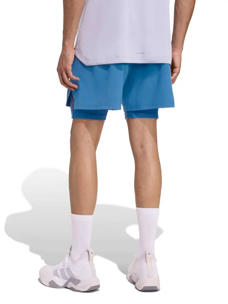 Pantaloni sportivi D4T blu / nero miniatura 2