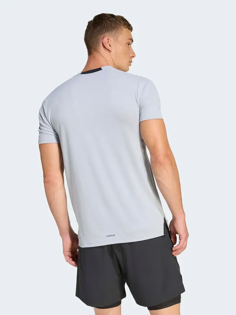 Pantaloni sportivi Designed For Training grigio chiaro miniatura 3