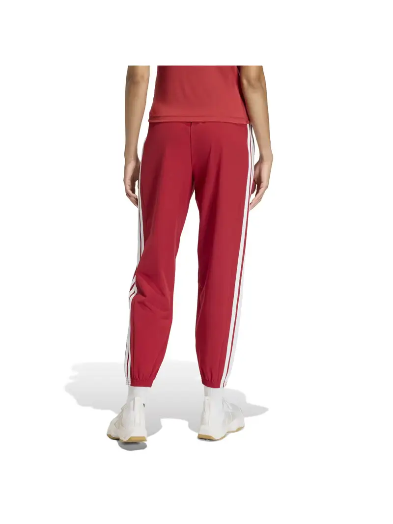 Pantaloni sportivi Essentials rosso acceso / bianco miniatura 3