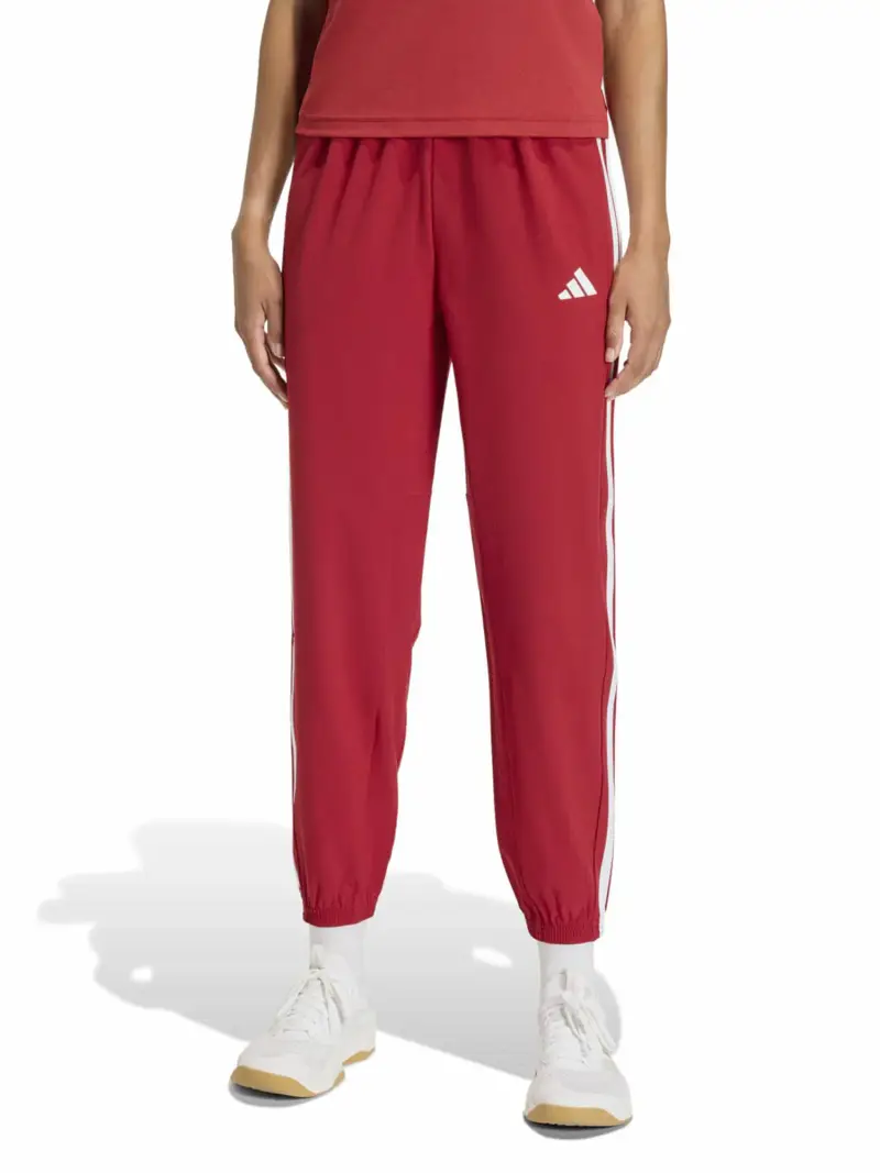 Pantaloni sportivi Essentials rosso / bianco miniatura 2