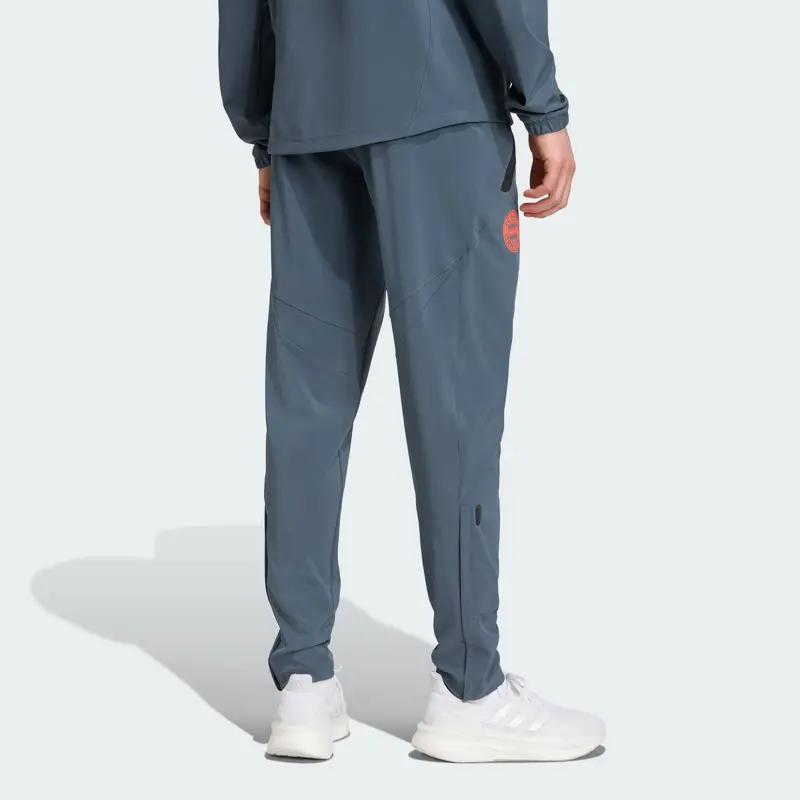 ADIDAS PERFORMANCE Pantaloni sportivi 'FC Bayern München' grigio / arancione miniatura 2