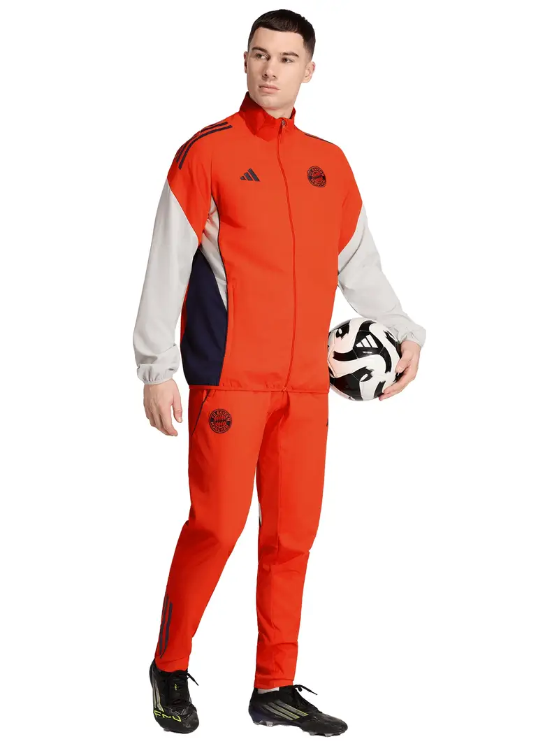 Pantaloni sportivi FC Bayern München 2025/2026 Tiro25 Competition blu scuro / rosso / bianco miniatura 2
