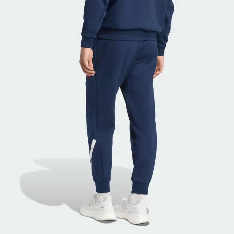 ADIDAS PERFORMANCE Pantaloni sportivi 'France Travel' blu / rosso chiaro / bianco miniatura 3