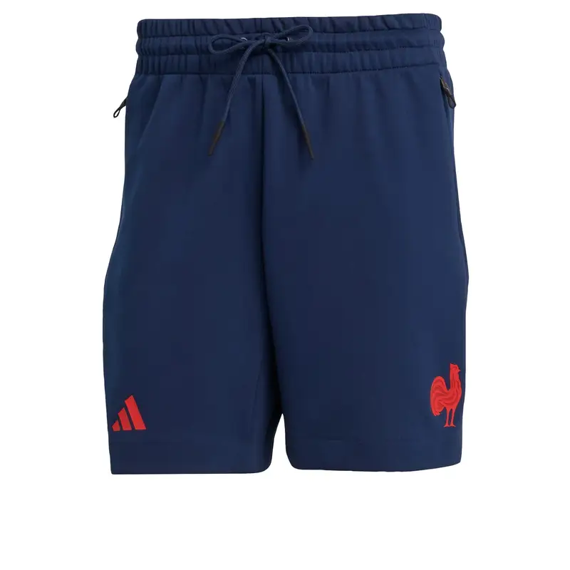 ADIDAS PERFORMANCE Pantaloni sportivi 'France Travel'  blu scuro / rosso