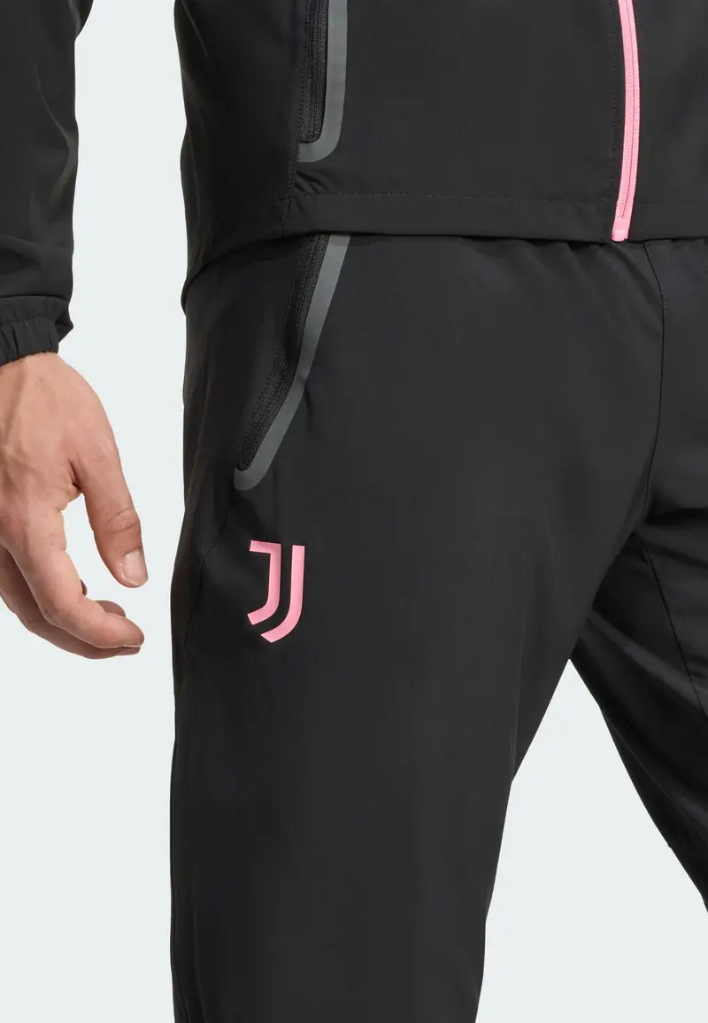 Pantaloni sportivi 'Juventus Tiro 25 Competition Vis' rosa / nero miniatura 3