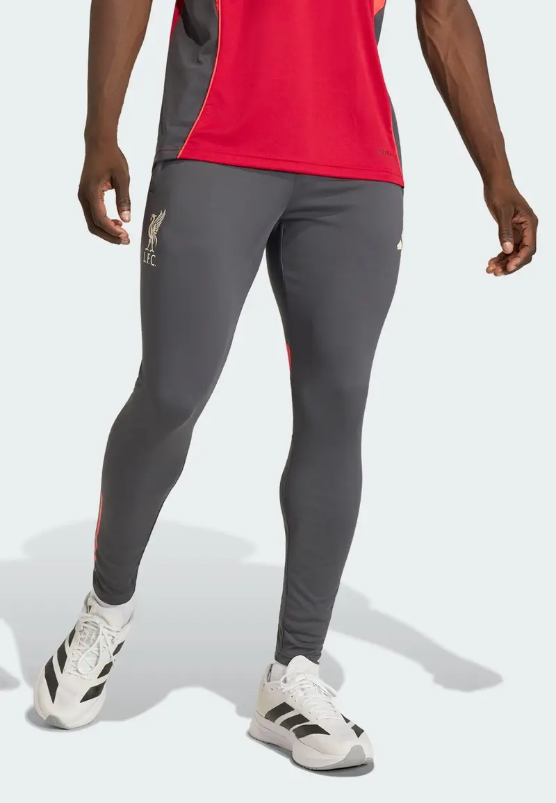 Pantaloni sportivi Liverpool FC Tiro 25 Competition beige / antracite / rosso miniatura 2