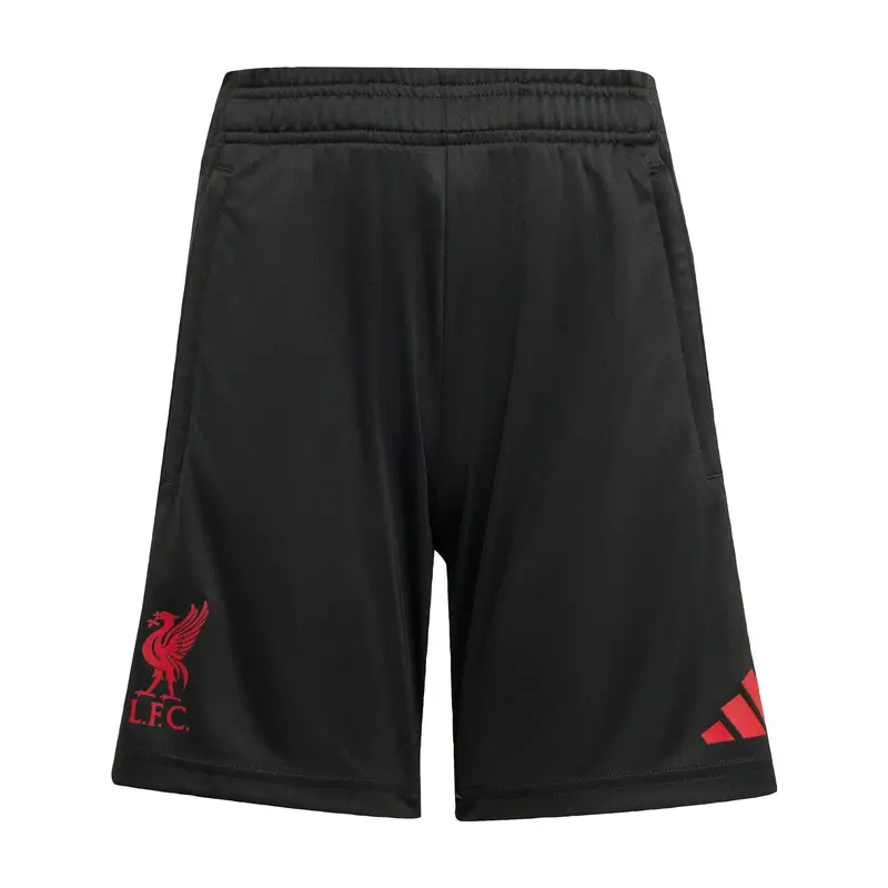 Pantaloni sportivi 'Liverpool FC Tiro 25 Competition' sabbia / rosso / nero