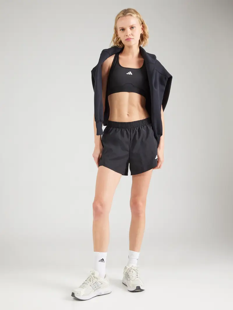 ADIDAS PERFORMANCE Pantaloni sportivi 'Made For Training' nero / bianco miniatura 3