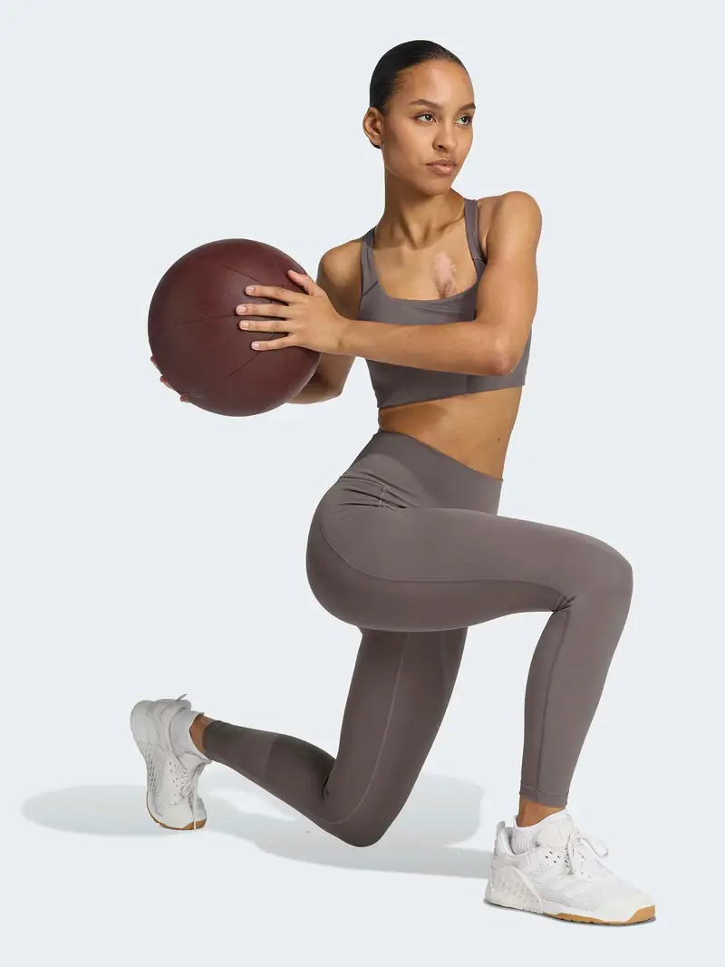 Pantaloni sportivi marrone miniatura 2