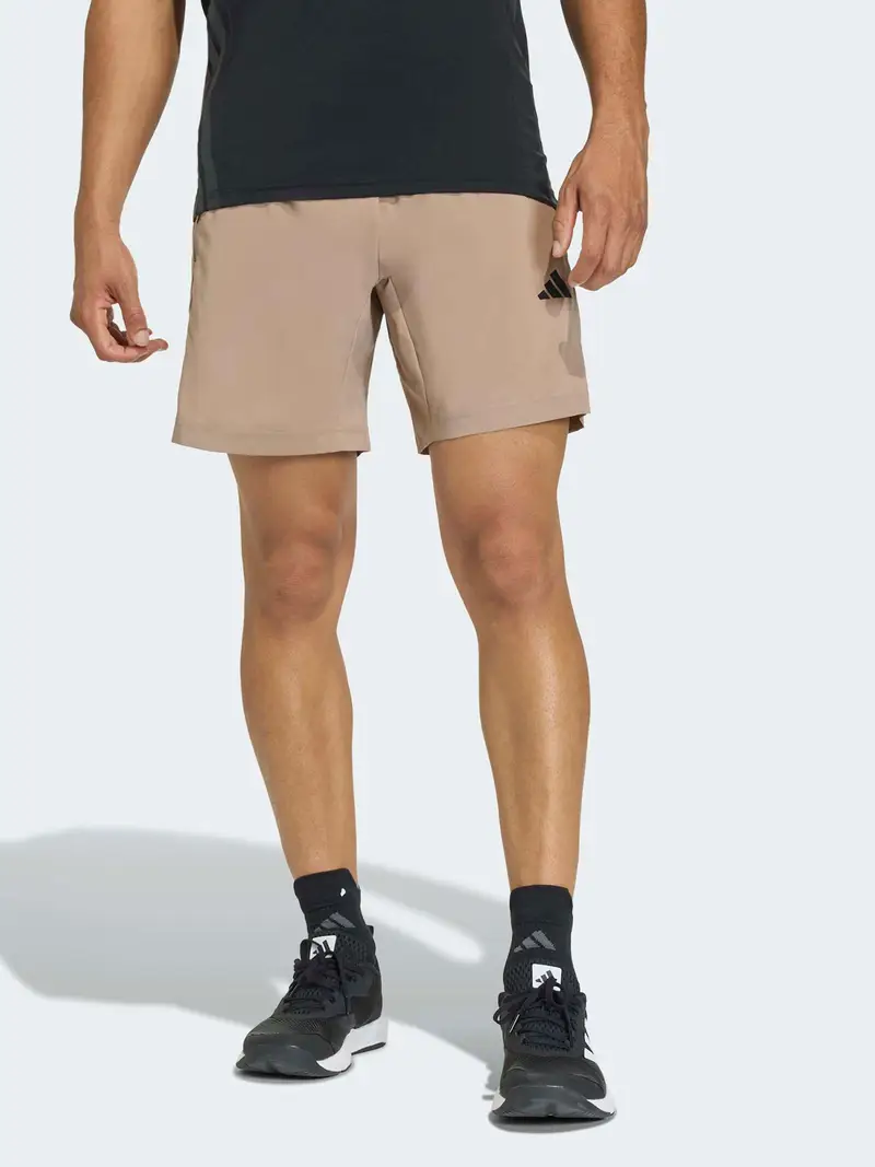 Pantaloni sportivi marrone chiaro miniatura 2