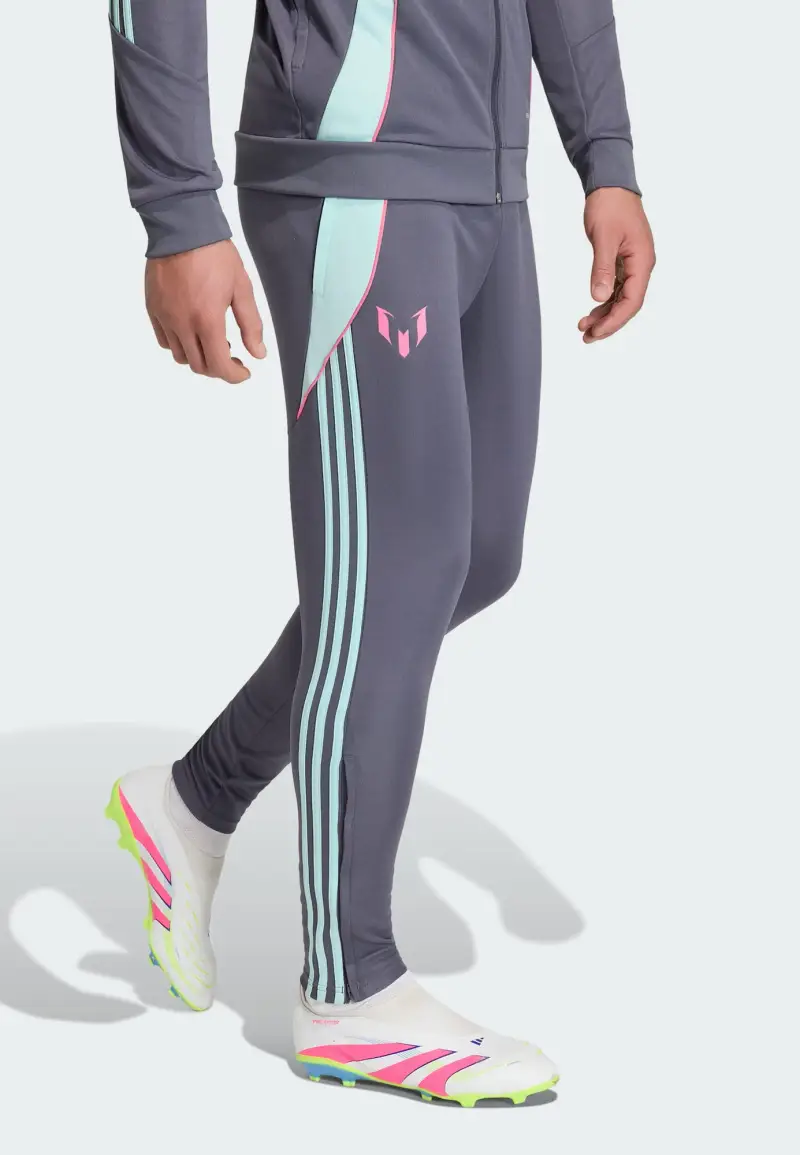 Pantaloni sportivi Messi grigio scuro / menta / rosa chiaro miniatura 2