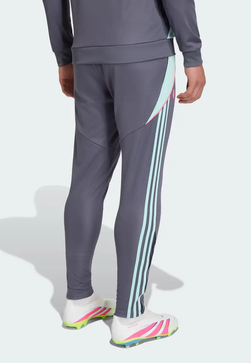 Pantaloni sportivi Messi grigio scuro / menta / rosa chiaro miniatura 3