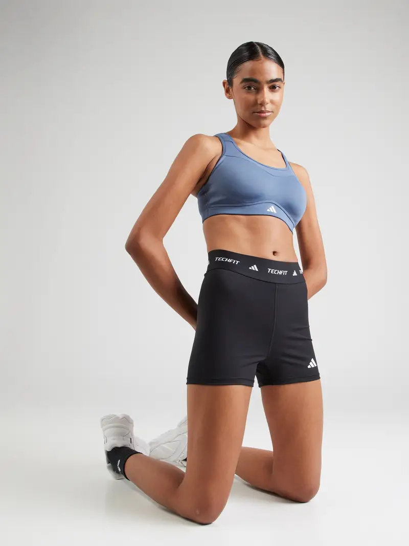 ADIDAS PERFORMANCE Pantaloni sportivi nero / bianco miniatura 3