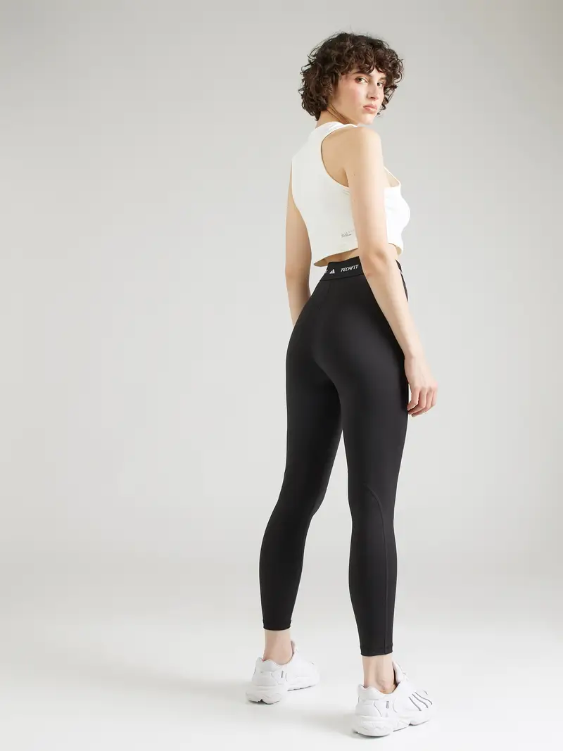 ADIDAS PERFORMANCE Pantaloni sportivi nero / bianco miniatura 2