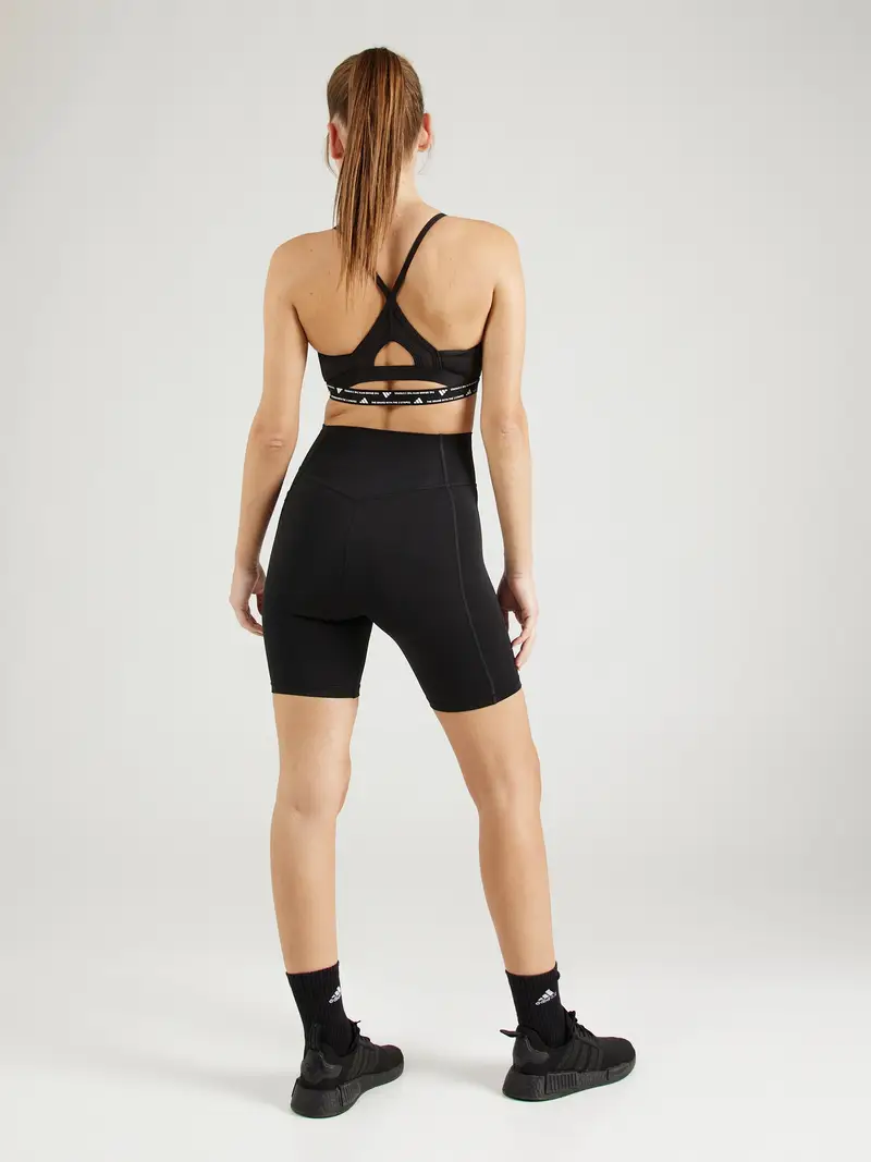 ADIDAS PERFORMANCE Pantaloni sportivi 'OPT ESS' nero / bianco miniatura 2