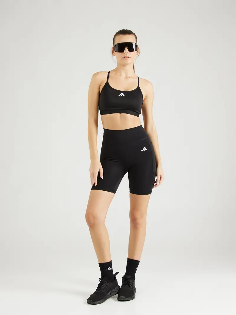 ADIDAS PERFORMANCE Pantaloni sportivi 'OPT ESS' nero / bianco miniatura 3