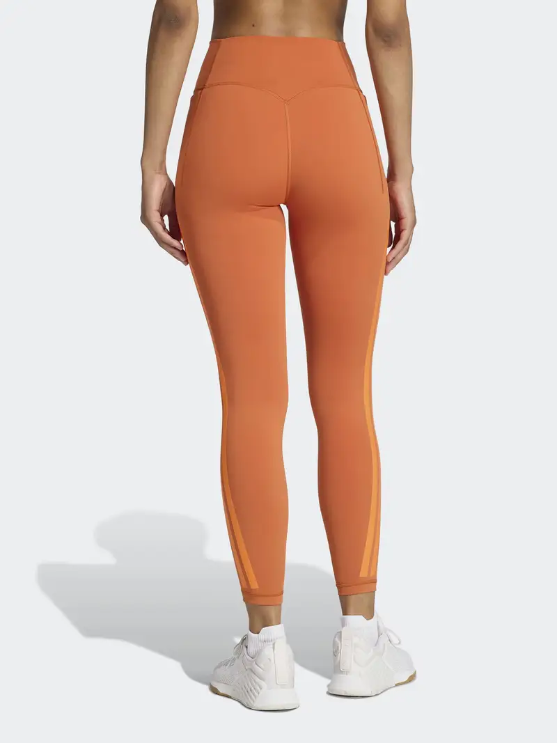Pantaloni sportivi Optime arancione / aragosta miniatura 3