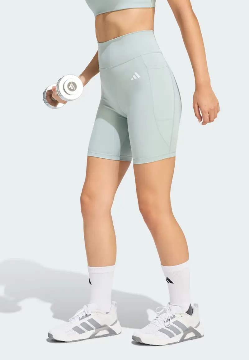 Pantaloni sportivi 'Optimé Essentials' menta / bianco miniatura 2