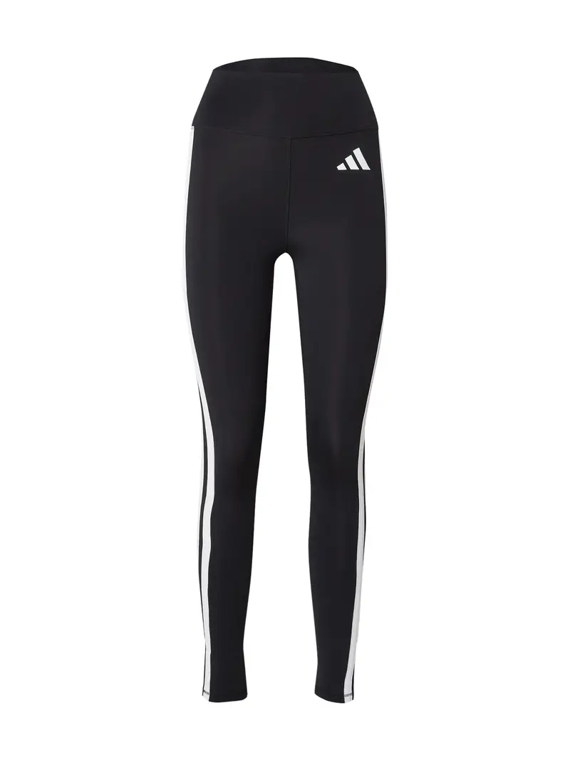 ADIDAS PERFORMANCE Pantaloni sportivi 'Optime Essentials'  nero / bianco