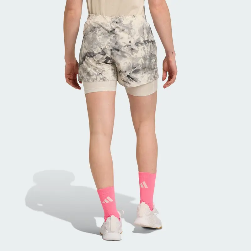 ADIDAS PERFORMANCE Pantaloni sportivi 'Own The Run' crema / grigio / rosa miniatura 2