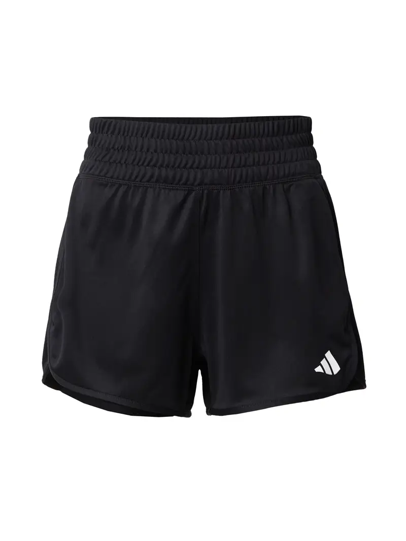 ADIDAS PERFORMANCE Pantaloni sportivi 'Pacer Essentials'  nero / bianco