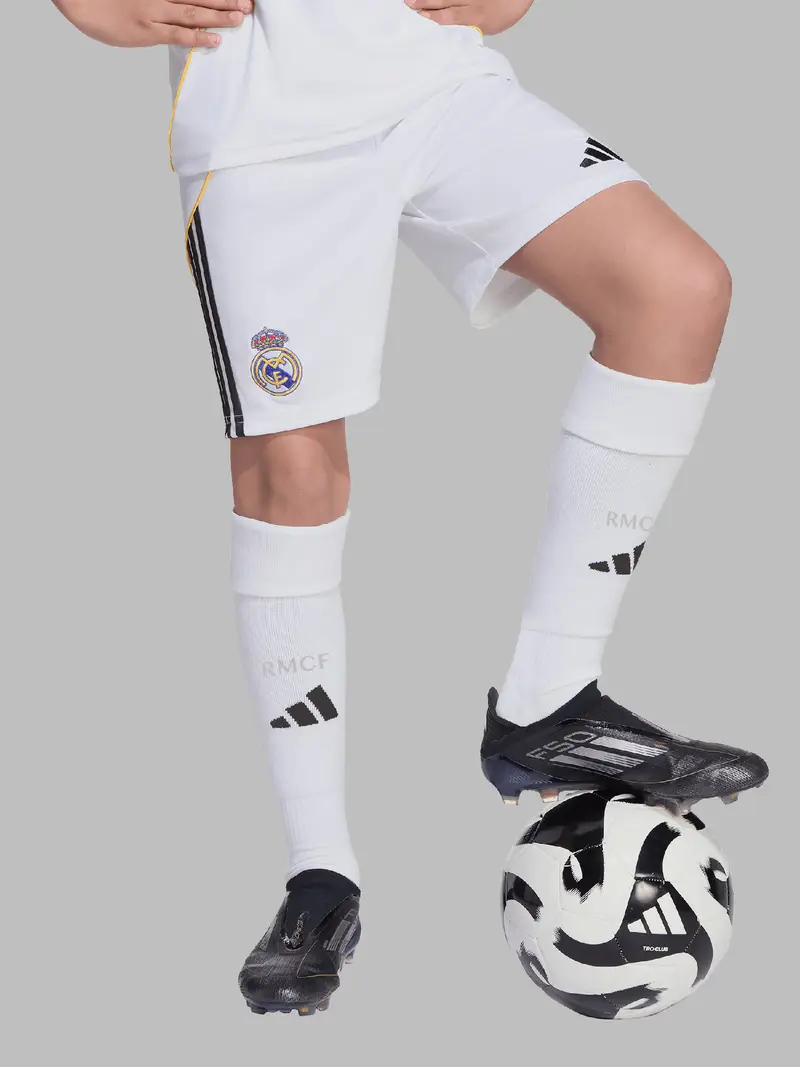 Pantaloni sportivi 'Real Madrid 25/26' giallo / nero / bianco miniatura 2