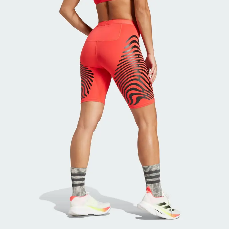 ADIDAS PERFORMANCE Pantaloni sportivi rosso / nero / bianco miniatura 2