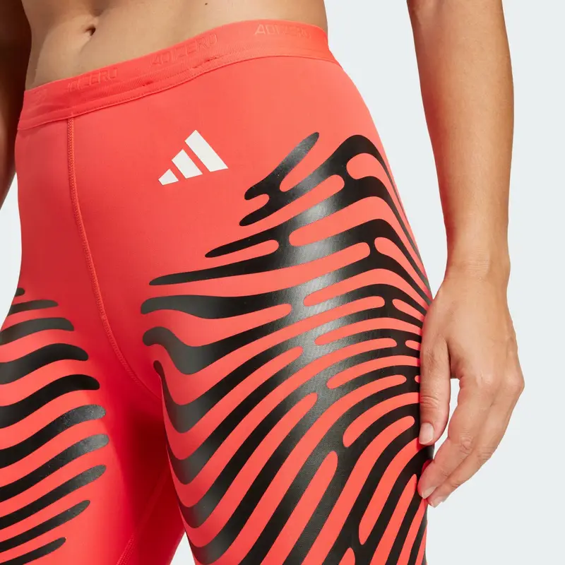 ADIDAS PERFORMANCE Pantaloni sportivi rosso / nero / bianco miniatura 3