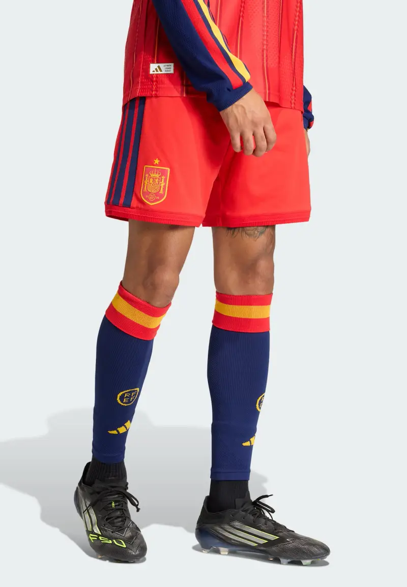 Pantaloni sportivi 'Spanien 26 Authentic' giallo / rosso miniatura 2