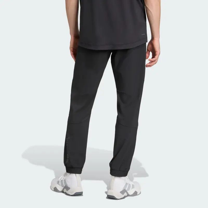 ADIDAS PERFORMANCE Pantaloni sportivi 'Tech Apparel' grigio chiaro / nero miniatura 2