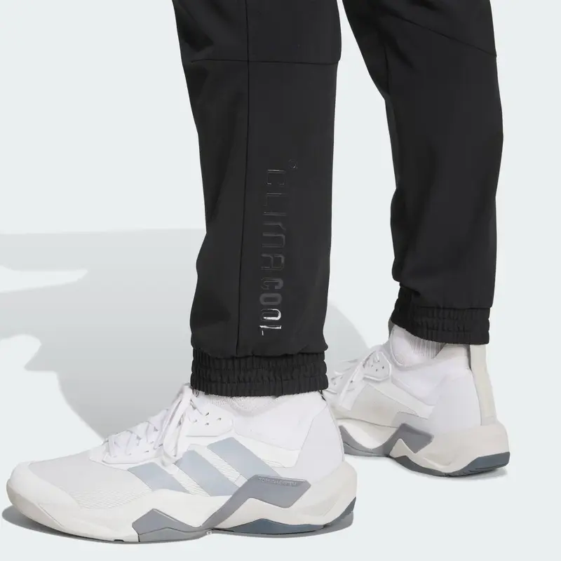 ADIDAS PERFORMANCE Pantaloni sportivi 'Tech Apparel' grigio chiaro / nero miniatura 3