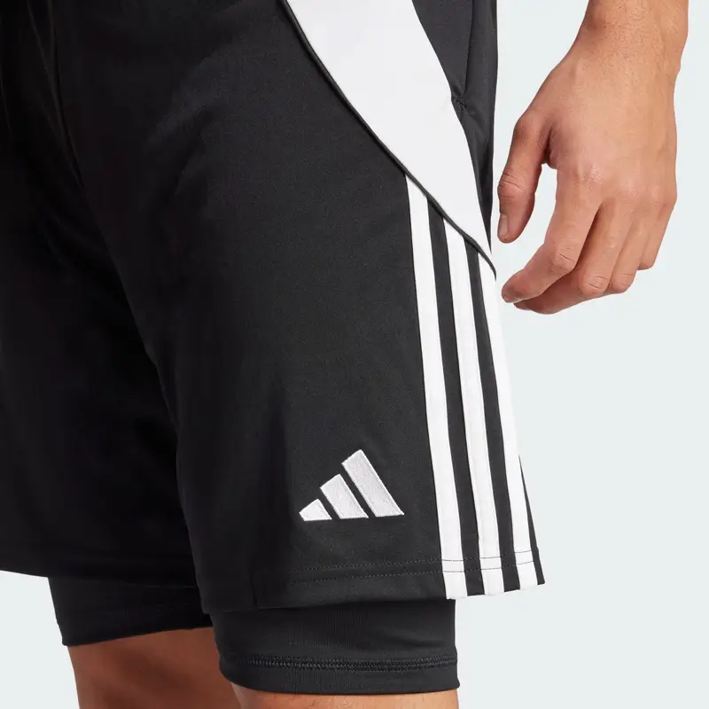 ADIDAS PERFORMANCE Pantaloni sportivi 'Tiro 24' nero / bianco miniatura 3