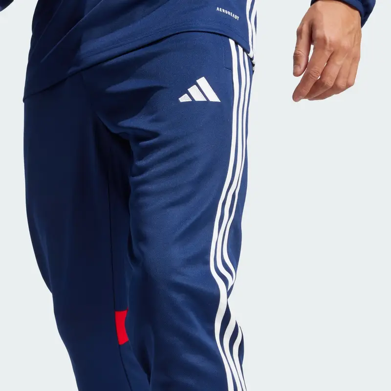 ADIDAS PERFORMANCE Pantaloni sportivi 'Tiro 25 Essentials' blu reale / rosso / bianco miniatura 3